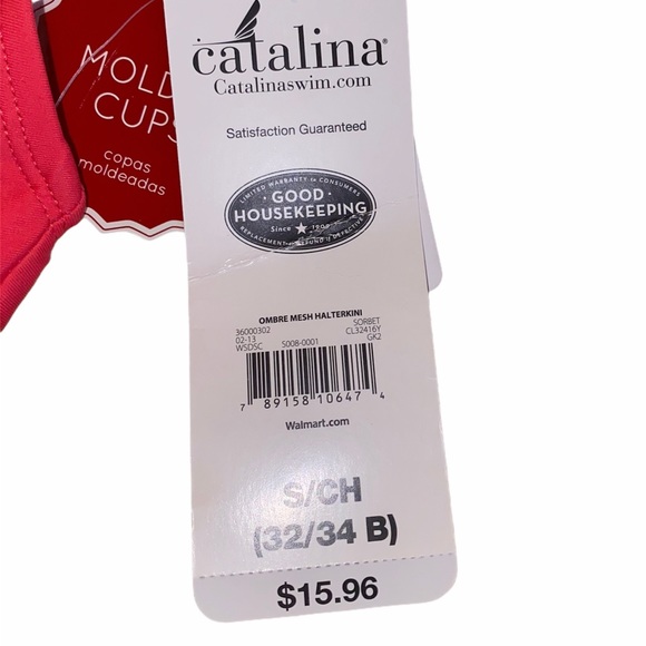 NWT Catalina Full Coverage S Bikini Top | 32/34B - Picture 2 of 2